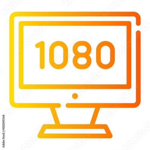 1080 gradient icon