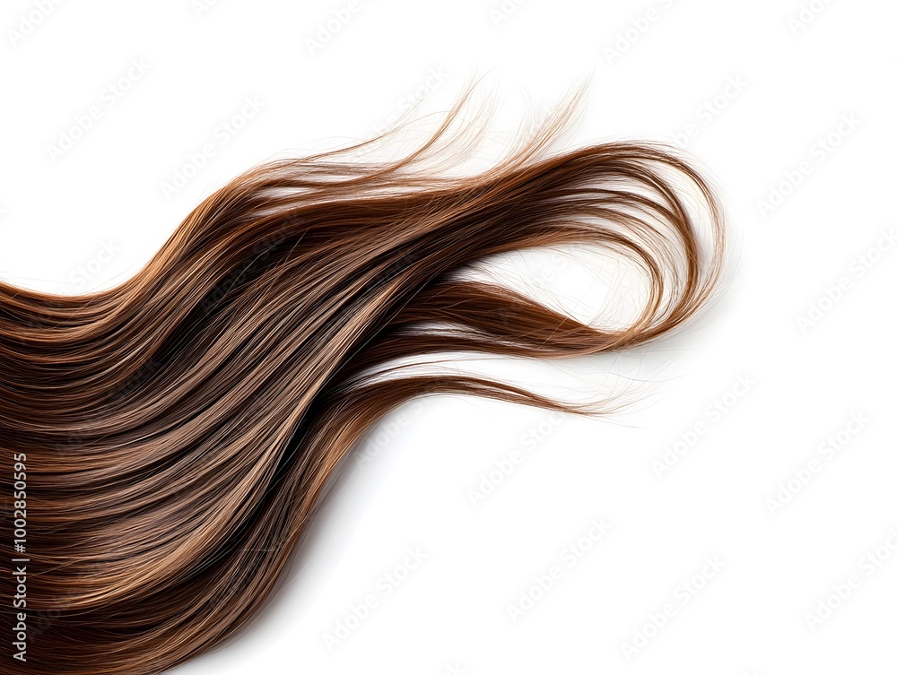Flowing Cascading Brown Hair with Elegant Wavy Movement and Textured Flow Flowing Cascading Brown Hair with Elegant Wavy Movement and Textured Flow