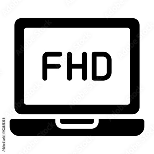 fhd glyph icon