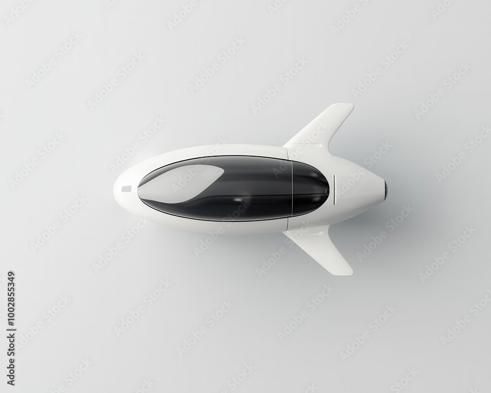 Conceptual 3D CAD design of a flying car with retractable wings, 3D CAD, futuristic vehicle design