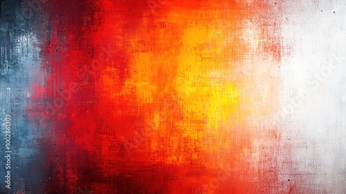 Vibrant abstract background featuring rich hues of red, orange, and yellow, creating a warm and dynamic visual atmosphere.