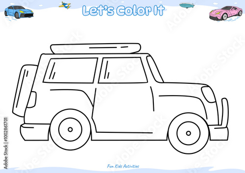Lets color it Sport Utility Vehicle 