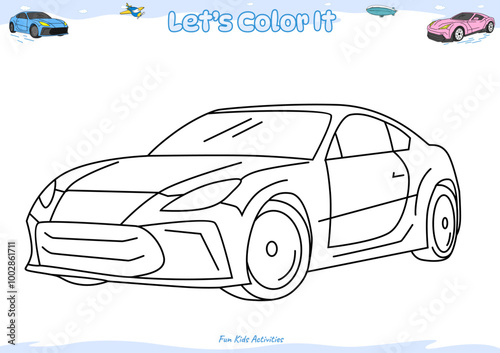 Lets color it Sport car 3