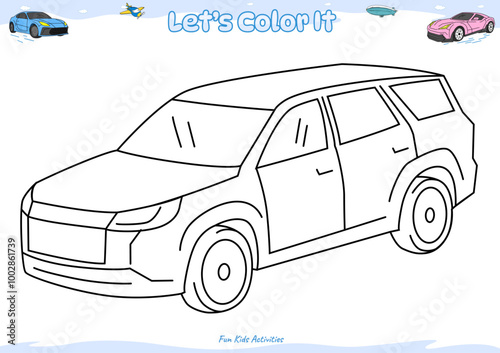 Lets color it SUV car 3