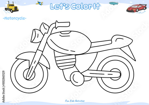 Lets color it Motorcycle