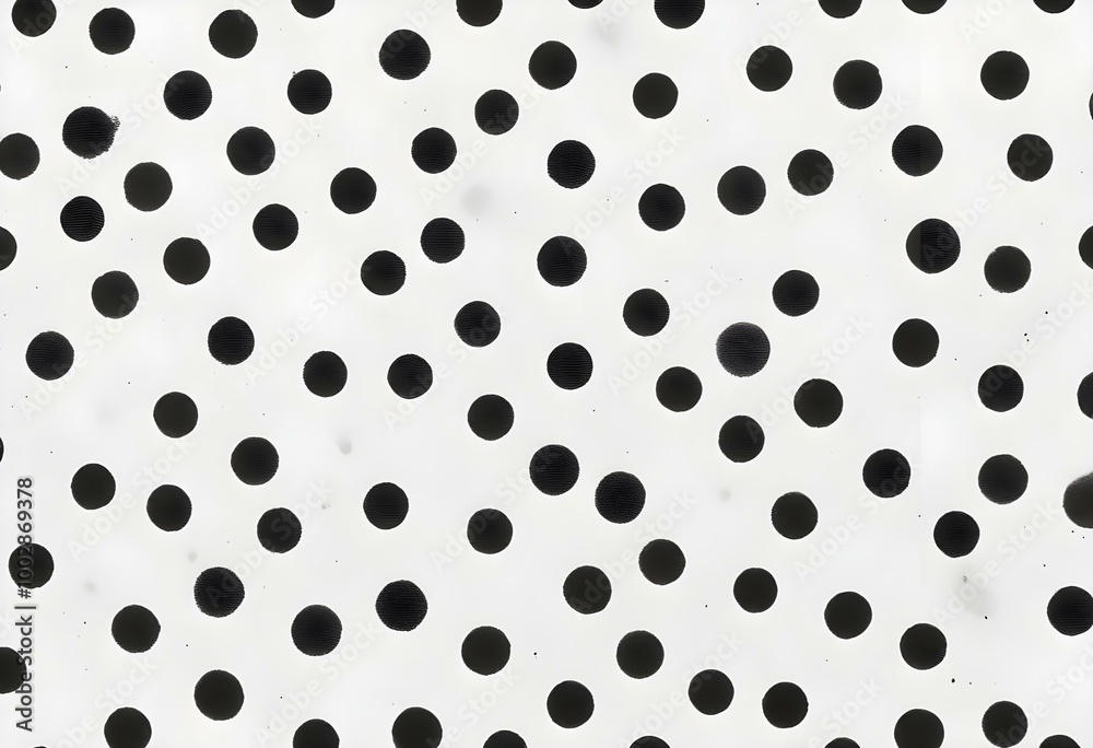 A seamless pattern of small black dots scattered randomly across a white background A seamless pattern of small black dots scattered randomly across a white background