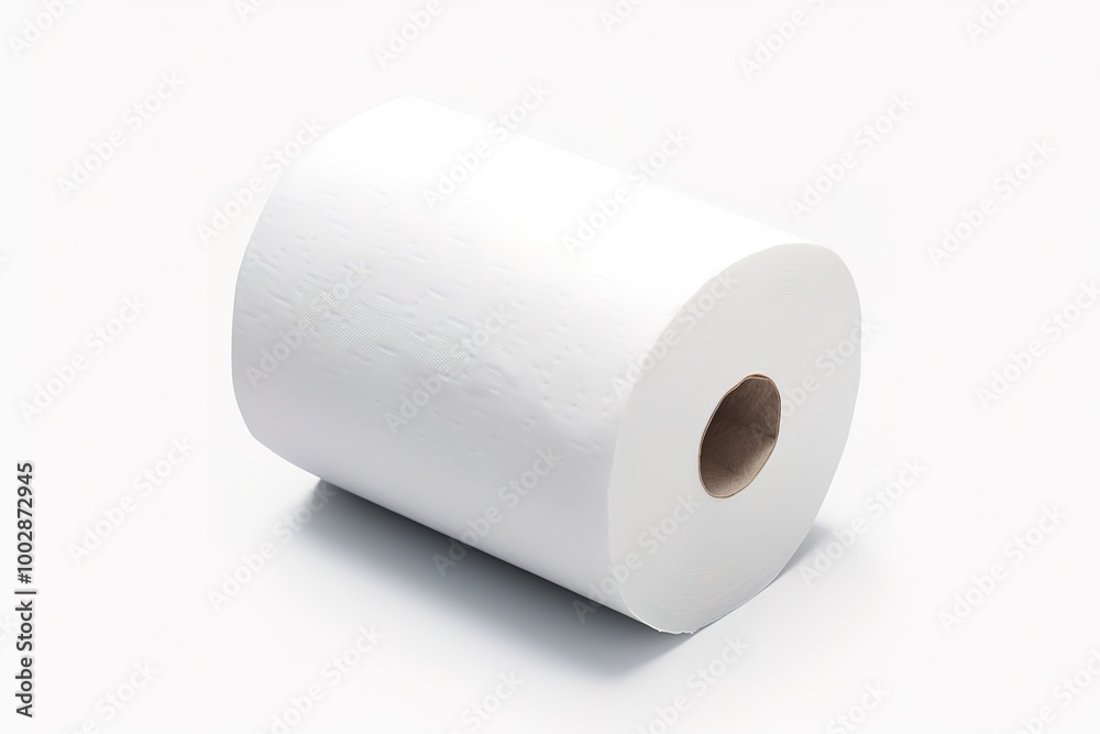 Toilet paper, white tissues isolated on white background
Toilet paper, white tissues isolated on white background