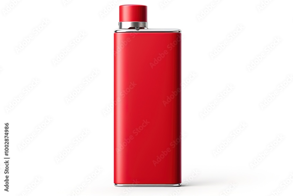 Red gas lighter isolated on white background. Selective Focus Red gas lighter isolated on white background. Selective Focus