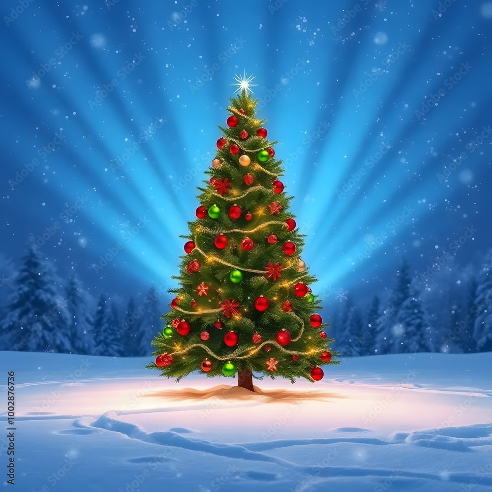 Christmas Tree With Gift Boxes Christmas Tree With Gift Boxes