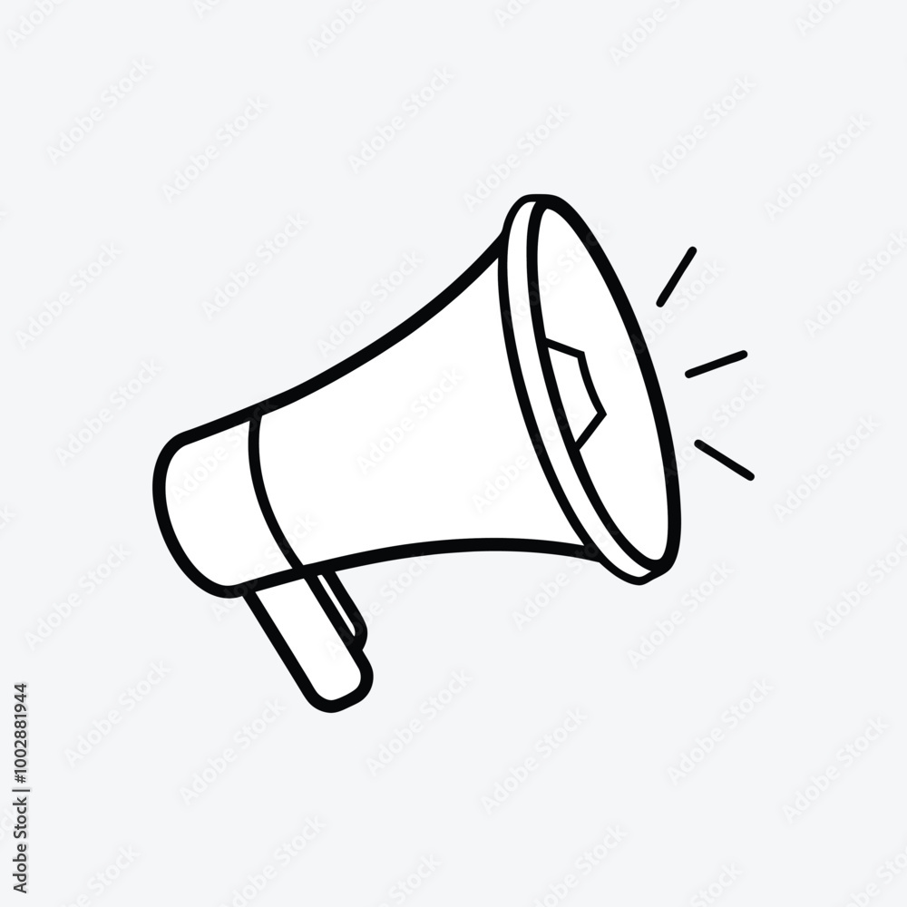 Loudspeaker Icon vector illustration Loudspeaker Icon vector illustration