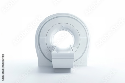 Front view of MRI machine
