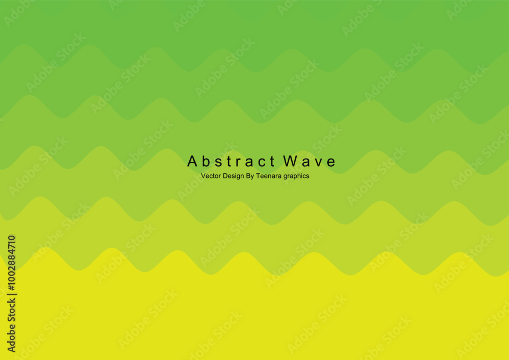 Obraz premium green yellow wave Gradient background