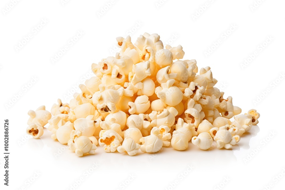 popcorn isolated on white background. popcorn isolated on white background.