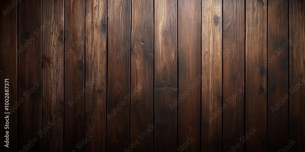Obraz premium A close-up of rustic wooden planks with a natural grain pattern, showcasing the beauty of aged wood and its vintage, weathered texture., Generative Ai