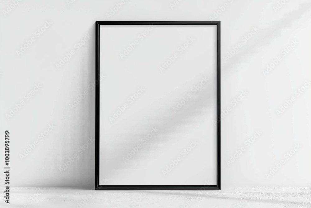 A3 Poster Mockup on White Background created with Generative AI A3 Poster Mockup on White Background created with Generative AI