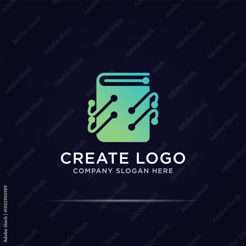 smart book education technology logo design smart book education technology logo design