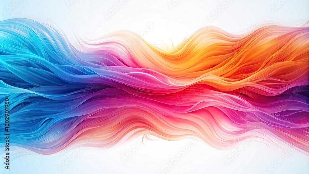 Obraz premium Abstract background in pink, blue, and orange colors on white background