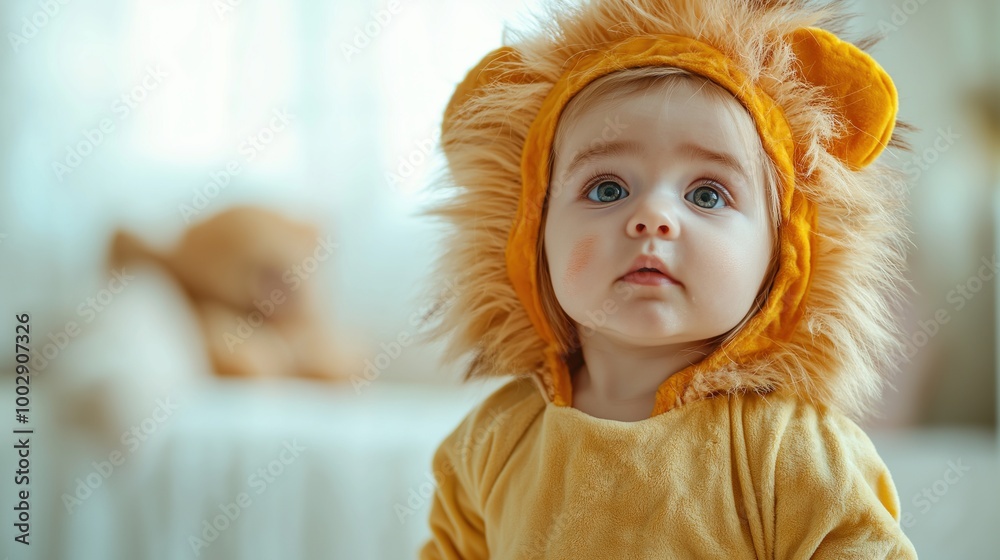 Cute Baby in Lion Costume Cute Baby in Lion Costume