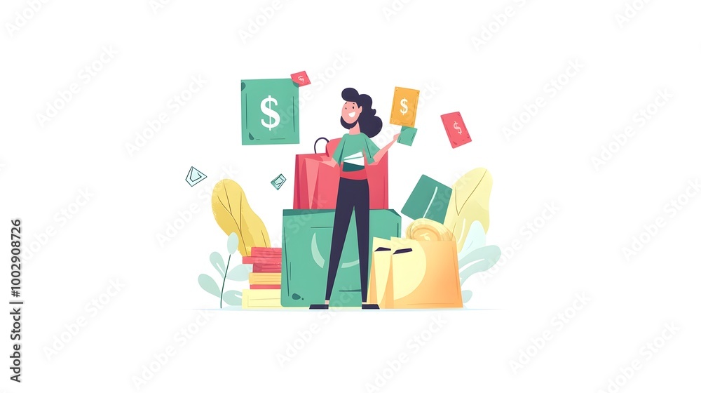 Cash back concept. Money refund, reward program, transfer money, online banking, online shopping, money growth. Modern flat cartoon style. Vector illustration on white background Cash back concept. Money refund, reward program, transfer money, online banking, online shopping, money growth. Modern flat cartoon style. Vector illustration on white background