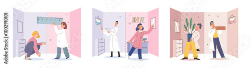 Social anxiety vector illustration. Depressed individuals may experience emotional exhaustion Frustration and loneliness are common in people with social anxiety The social anxiety metaphor depicts