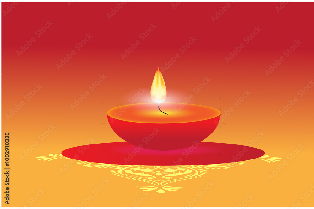 Diwali Diya vector image. Druga puja and Diwali ,dhanteras
Diwali Diya vector image. Druga puja and Diwali ,dhanteras