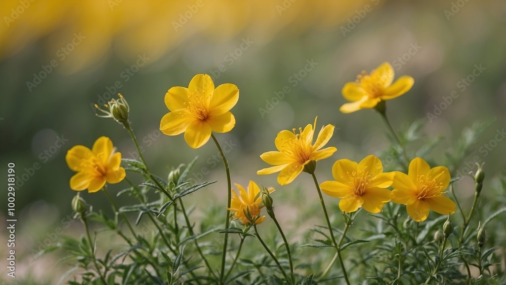 yellow daffodils in the garden at spring in cloudy day yellow daffodils in the garden at spring in cloudy day