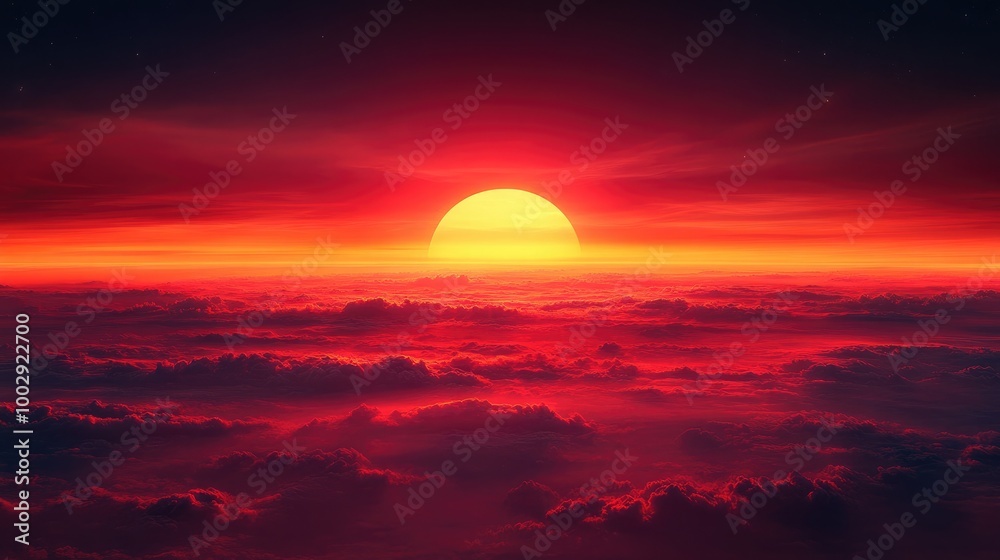 Stunning Warm Sunset Gradient from Orange to Deep Red Perfect for Background Designs Stunning Warm Sunset Gradient from Orange to Deep Red Perfect for Background Designs
