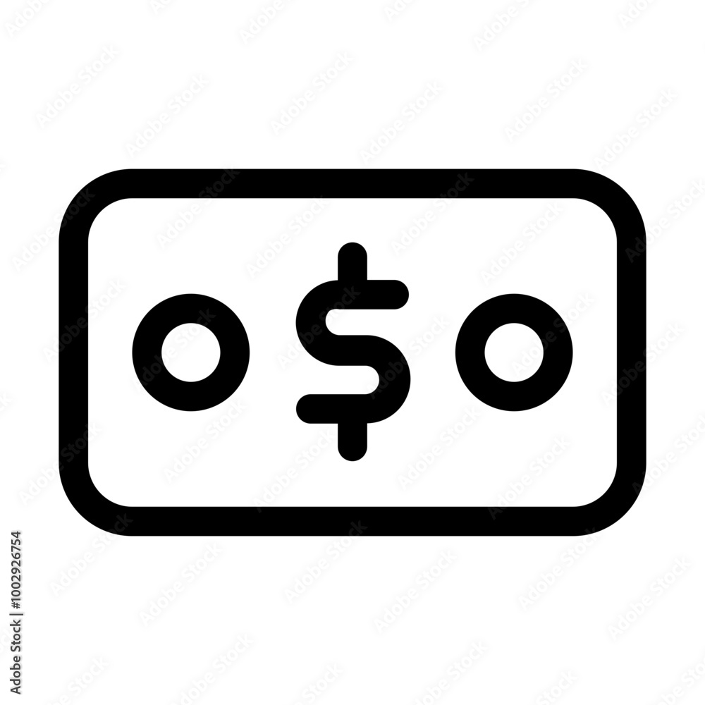 Money Icon - Simple, Flat Vector Graphic of a Dollar Money for Website Design, App Development, and UI/UX Projects Money Icon - Simple, Flat Vector Graphic of a Dollar Money for Website Design, App Development, and UI/UX Projects