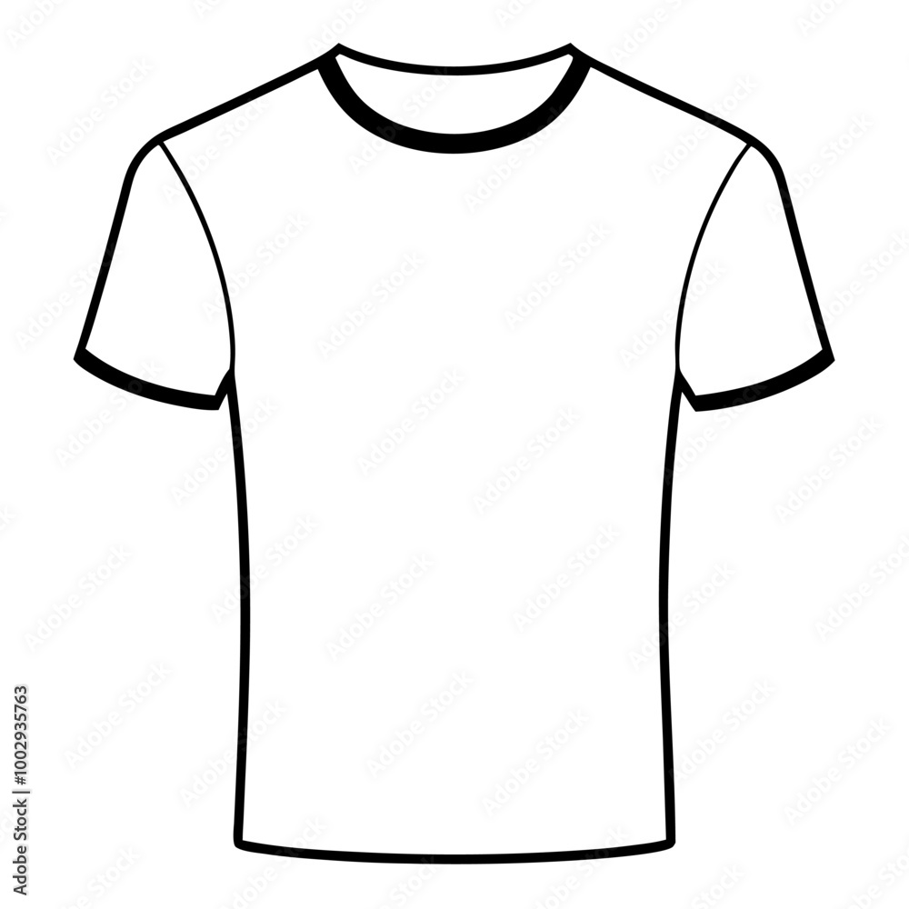 Blank t-shirt mockup for apparel design, fashion branding, and advertisement. Use this vector illustration to showcase your unique style on a classic piece of clothing. Blank t-shirt mockup for apparel design, fashion branding, and advertisement. Use this vector illustration to showcase your unique style on a classic piece of clothing.