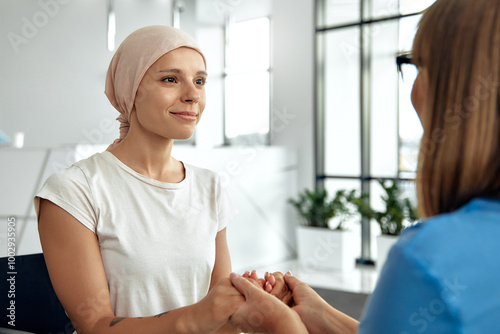 Supportive Interaction Between Patient and Caregiver in a Modern Medical Environment photo