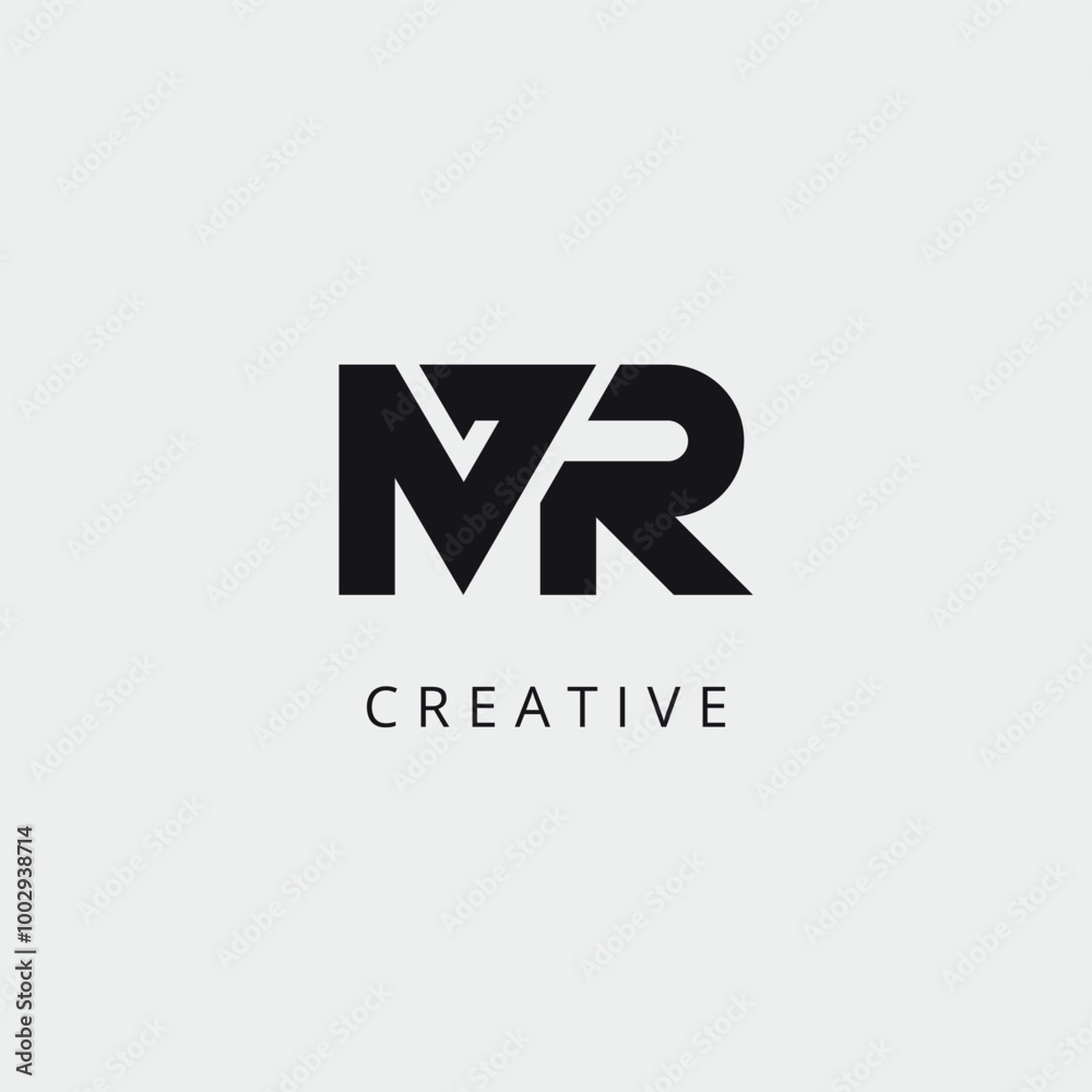 MR RM Modern Unique Letter Line Logo Design. Initial Vector Template. MR RM Modern Unique Letter Line Logo Design. Initial Vector Template.
