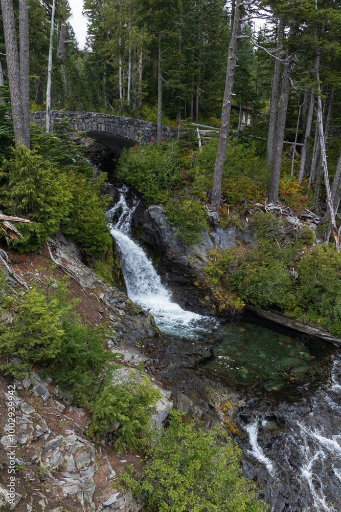 Narada Falls at Mount Rainier National Park, Oregon Narada Falls at Mount Rainier National Park, Oregon