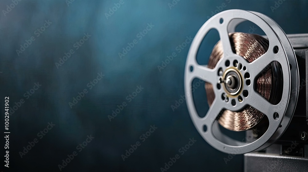 Fototapeta premium Vintage Film Reel Close-Up