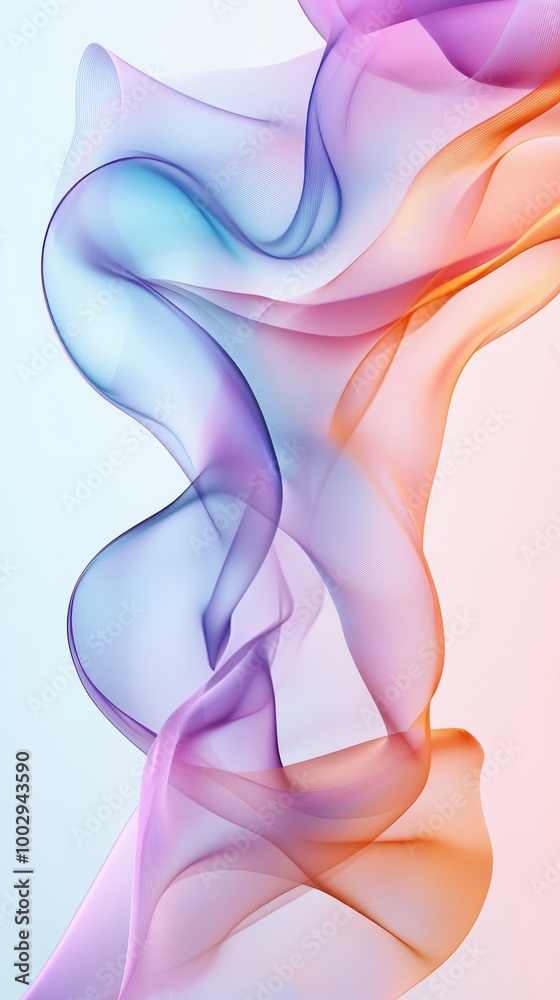 Colorful abstract swirling smoke design Colorful abstract swirling smoke design