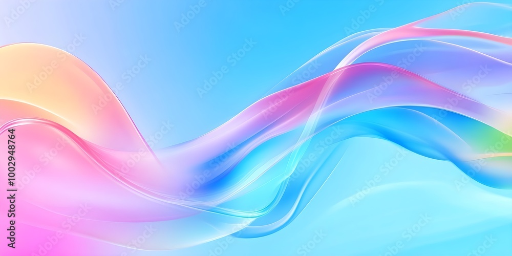 an abstract background featuring smooth, flowing waves of color. The colors blend seamlessly into one another, creating a gradient effect an abstract background featuring smooth, flowing waves of color. The colors blend seamlessly into one another, creating a gradient effect