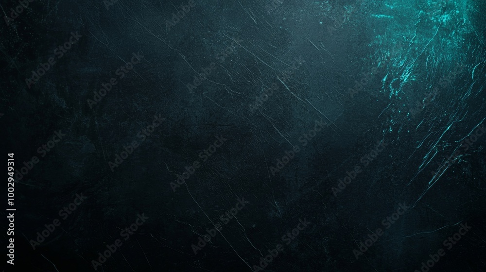 Dark blue textured background with turquoise light effect, resembling a scratched metal surface. Perfect for adding a touch of grunge and mystery to your projects Dark blue textured background with turquoise light effect, resembling a scratched metal surface. Perfect for adding a touch of grunge and mystery to your projects