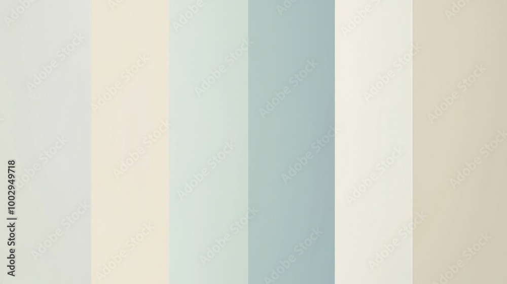 Soothing color palette is displaying seven vertical stripes of pastel colors, creating a calm and relaxing background Soothing color palette is displaying seven vertical stripes of pastel colors, creating a calm and relaxing background