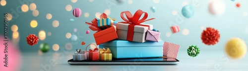 Cyber Monday app showing Limited Time Offers Shipped notification, modern design, glowing progress bar, anticipation in delivery, seamless ecommerce experience