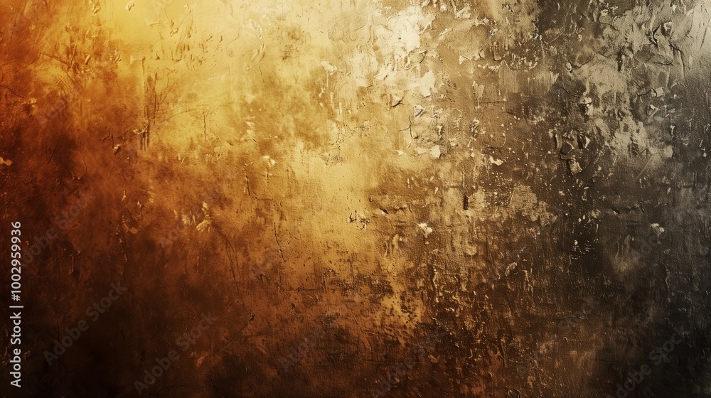 A wall with a lot of paint splatters and a yellowish-brown color A wall with a lot of paint splatters and a yellowish-brown color