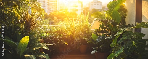 Lush Rooftop Jungle with Ca...