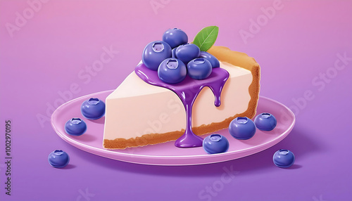 cheesecake with berries
