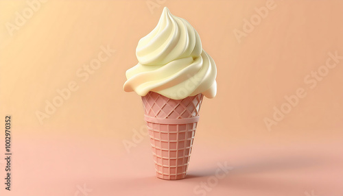 Obraz na płótnie ice cream cone w salonie