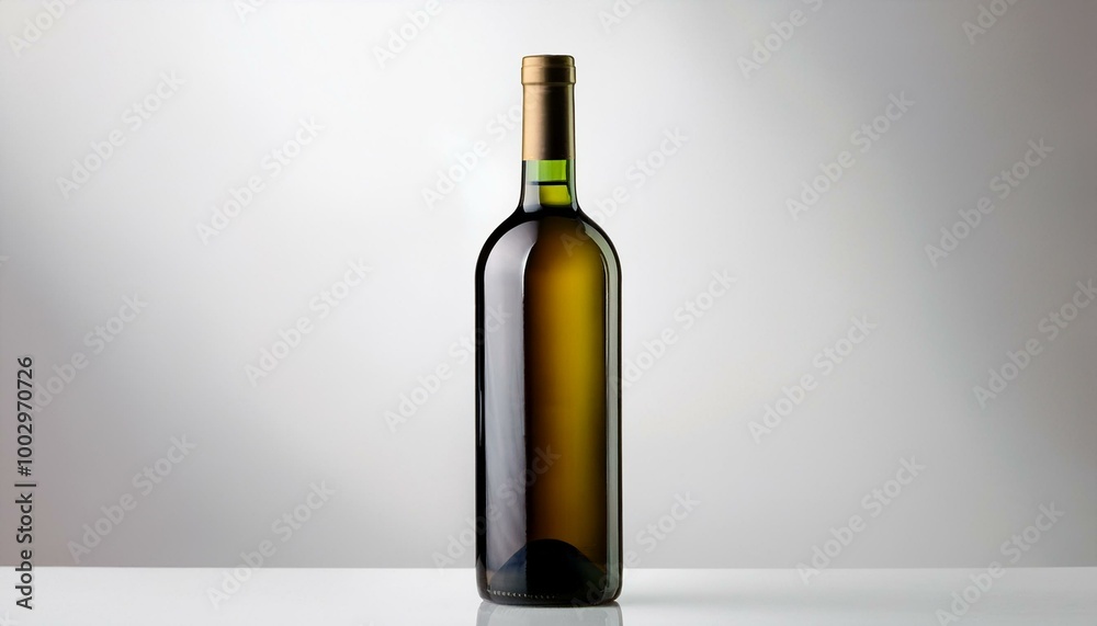 photo of wine bottle on withe background photo of wine bottle on withe background