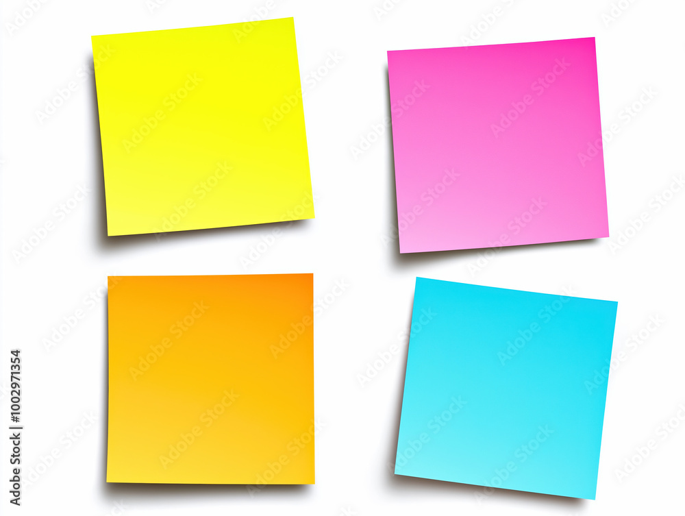 Colorful Sticky Notes, Post-It, Stick Notes, Office Or Home Us Colorful Sticky Notes, Post-It, Stick Notes, Office Or Home Us