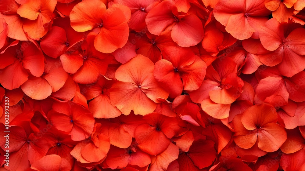 a close-up view of a dense cluster of red flowers. The petals are overlapping, creating a rich and vibrant texture. The flowers are similar in shape, with rounded petals a close-up view of a dense cluster of red flowers. The petals are overlapping, creating a rich and vibrant texture. The flowers are similar in shape, with rounded petals
