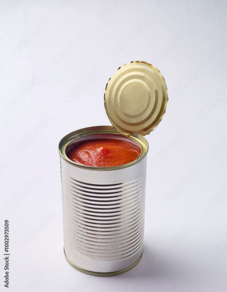 tin tomato paste and tomato sauces white background tin tomato paste and tomato sauces white background
