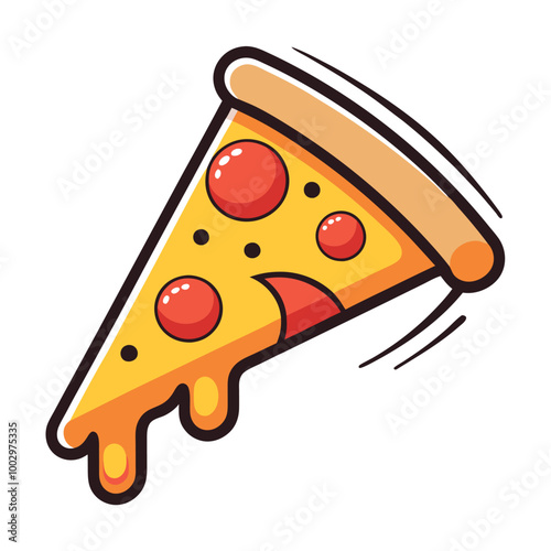 vector illustration of pizza