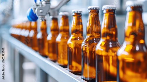 Beer Bottling Process in Glass Containers