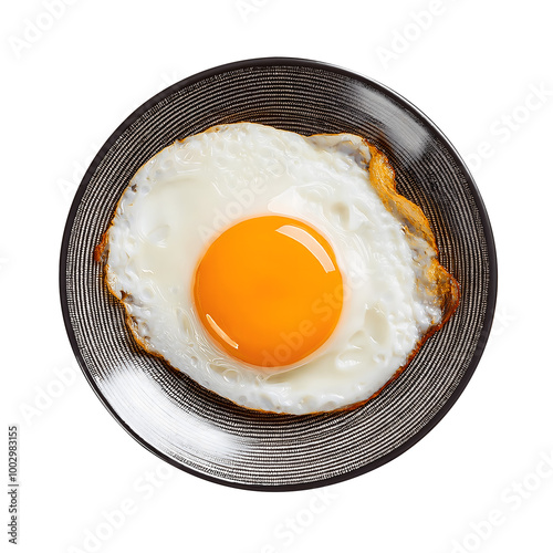 fried egg on a frying pan png