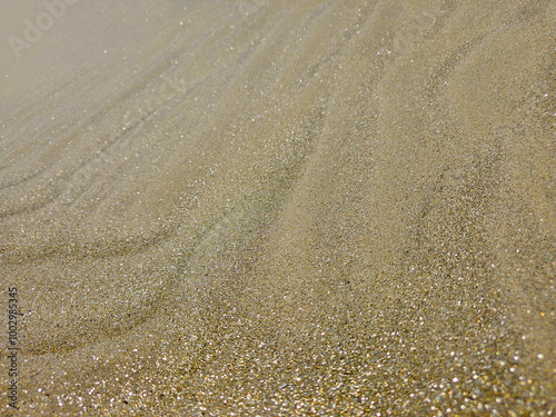 Waves of sand loose sand photo